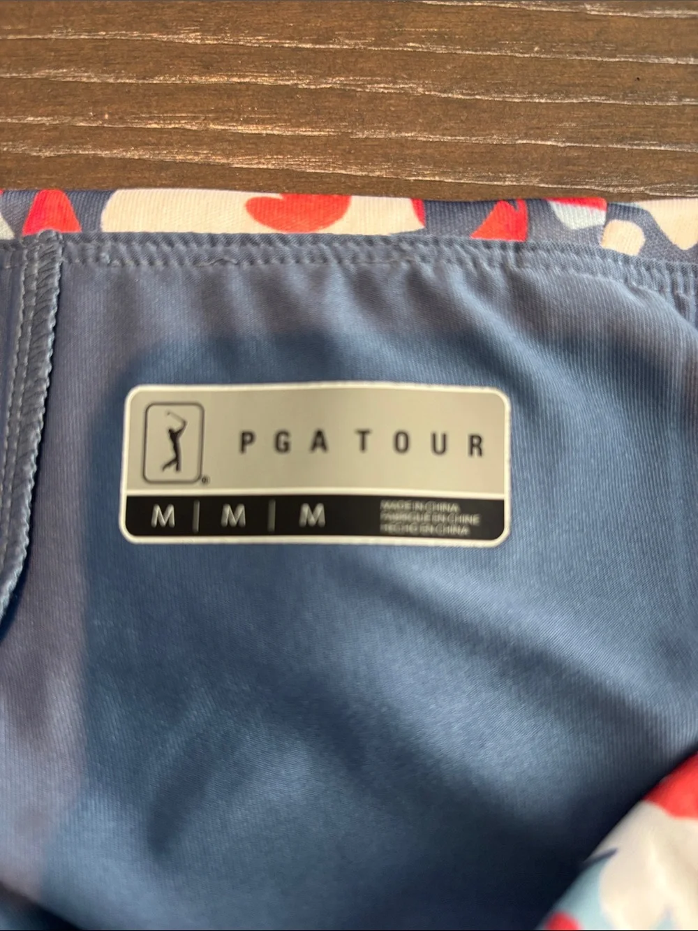Golf Floral A-Line Skort in Navy, White & Red